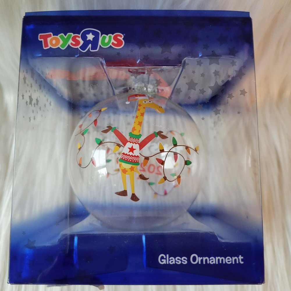 Toys R Us 2022 Holiday Glass Ornament